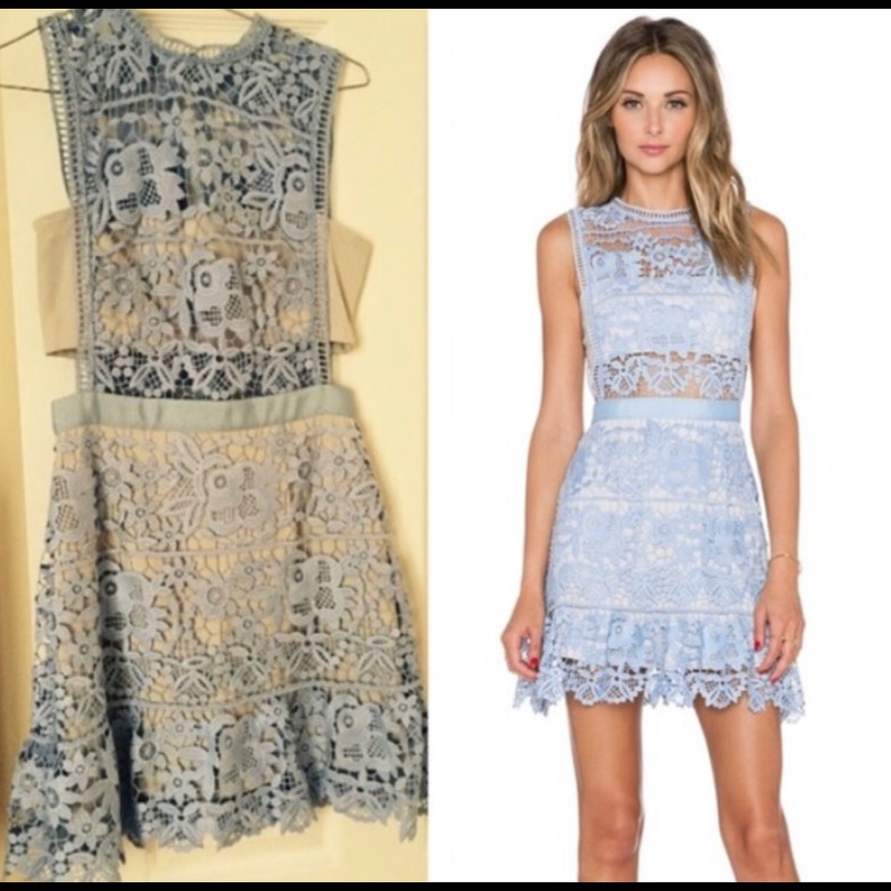 BEAUTIFUL SELF PORTRAIT BLUE DRESS